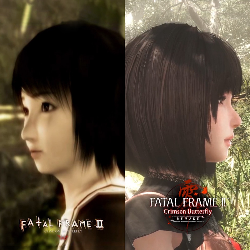 PS2 (2003) ↔️ PS5 (2026) Fatal Frame II: Crimson Butterfly Remake updates the survival horror classic's spooky visuals.