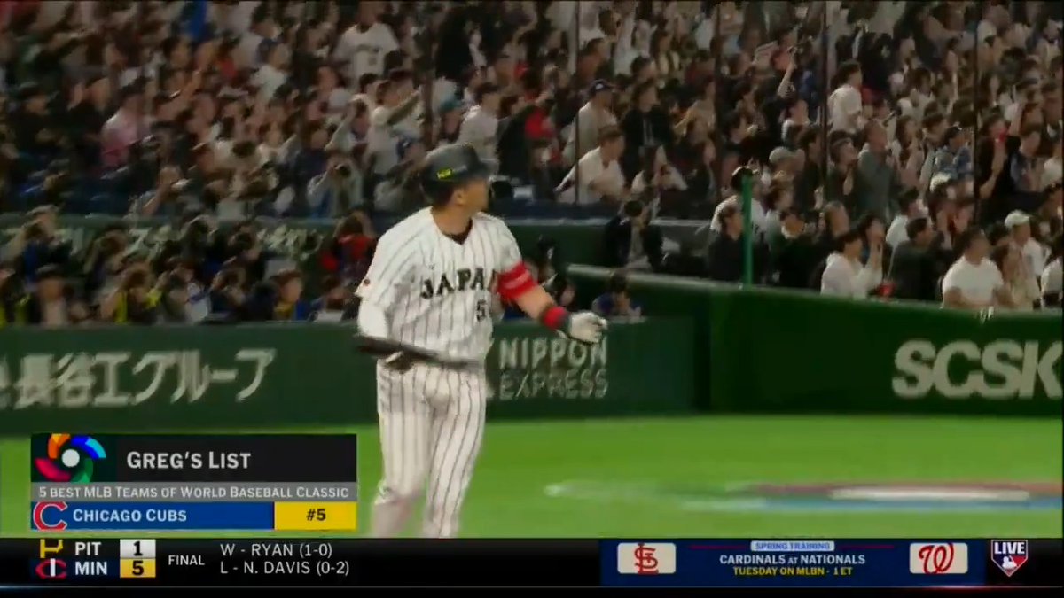 Which MLB teams are performing the best at the #WorldBaseballClassic? 5. Cubs 4. Padres 3. Yankees 2. Red Sox 1. Royals MLB Network + Capital One
