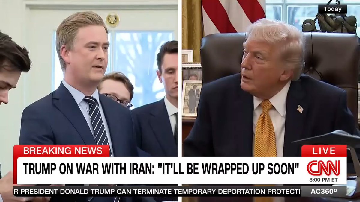 As Iran continues targeting neighbors in the Persian Gulf, President Trump suggests nobody could have predicted this.