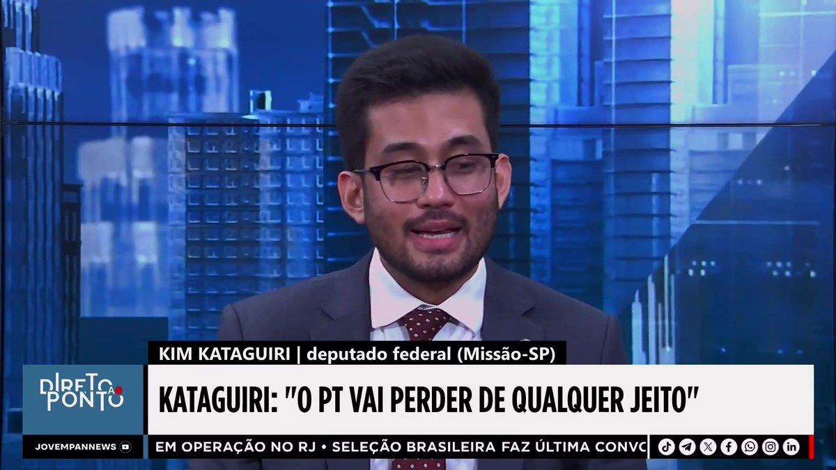 Kataguiri: “PT vai perder de qualquer jeito” e dispara contra Haddad | Direto ao Ponto 📺 Confira a entrevista na íntegra: #DiretoAoPonto