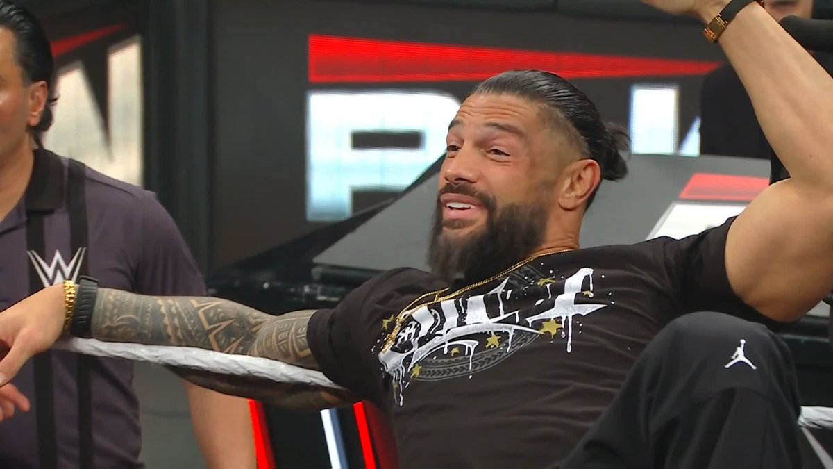Things are FAR from over between player/coach and Roman Reigns! 🍿