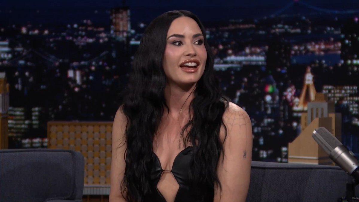 Demi Lovato confirms to Jimmy Fallon that new music is coming during the ‘It’s Not That Deep’ tour.