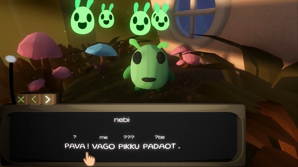 Trailer for 'Pikku Adventure', an indie puzzle game where you learn an alien language from scratch to befriend the inhabitants and solve the mystery of the world