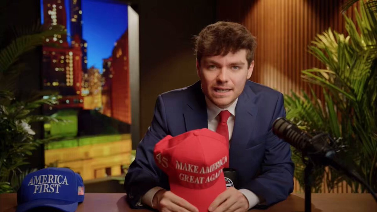 Nick Fuentes reacts to Donald Trump glazing Mark Levin, saying you’re not MAGA if you don’t support him 🫣 “Mark Levin is a j*w First, Israel First”