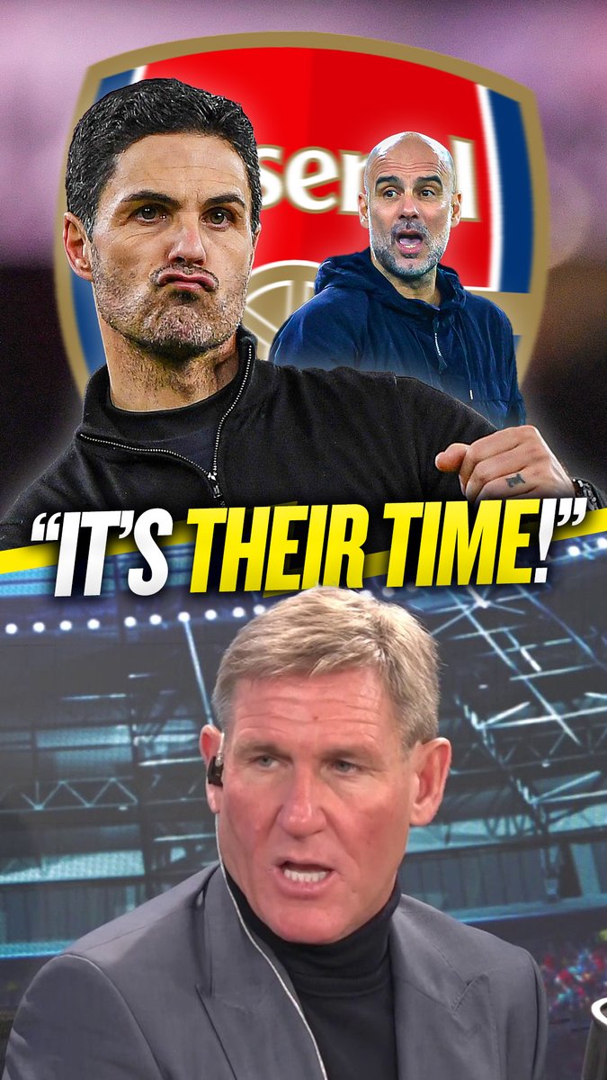 🏆 "It is their time!" ✅ "When it comes to the season I bet there's a nine-point gap between Arsenal and #MCFC!" Simon Jordan insists #AFC will win the Premier League... and by a big margin! 🔥