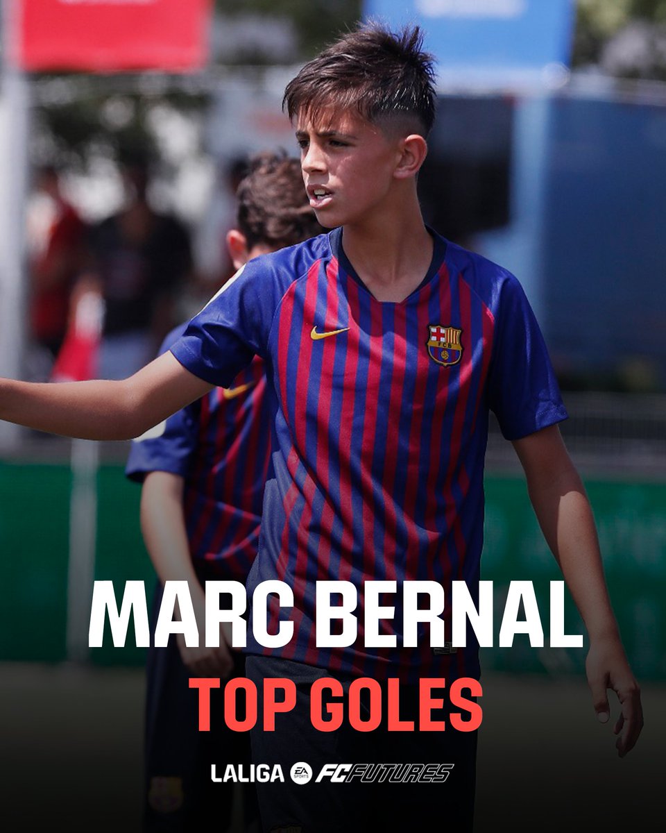 El talento ya estaba ahí. ✨ Marc Bernal y sus goles en LALIGA FC FUTURES con el FC Barcelona.