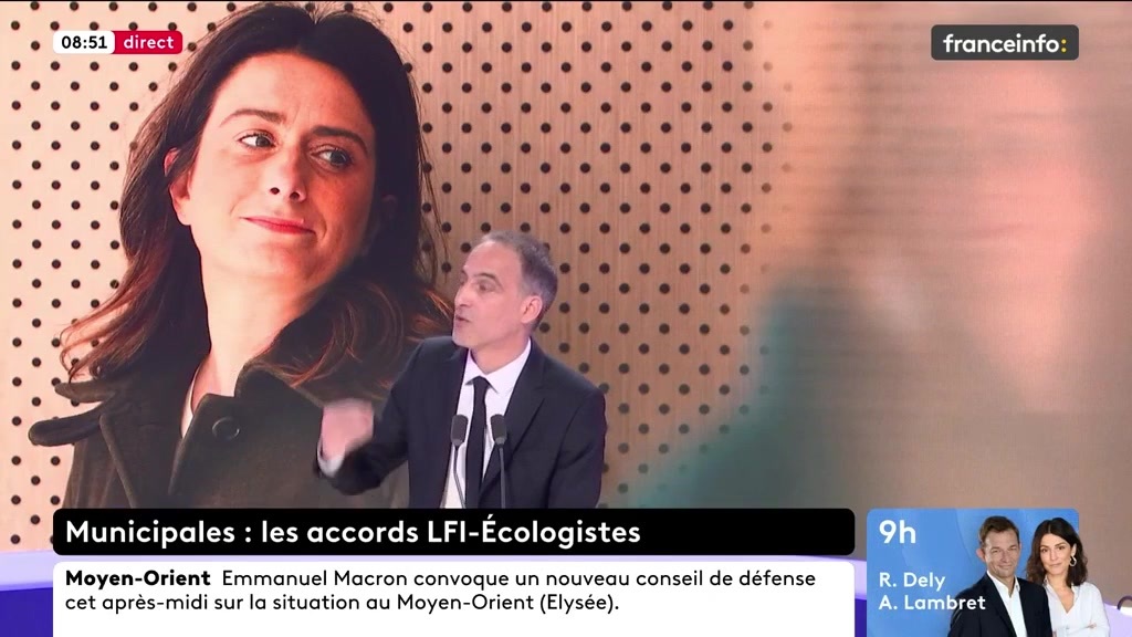 🔴 Accords LFI-Écologistes ➡️ "Il y a une tentation de faire des fusions avec LFI, quelles que soient les situations chez les écologistes [...] Je ne peux pas aller à une primaire avec des gens qui seront prêts à chaque élection à faire un accord avec LFI", dit Raphaël Glucksmann