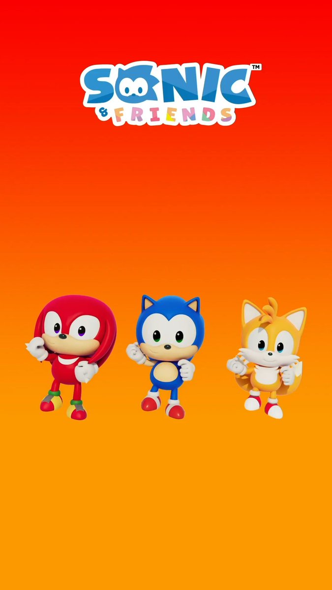 キュートなソニックたちが送るショートアニメ🦔💙 『SONIC ＆ FRIENDS』の最新ダンス動画を公開⸜🙌🏻⸝ 👇音あり動画はこちら👇 #ソニフレ