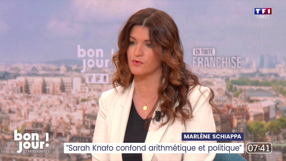 Marlène Schiappa, désormais sur la liste d'union parisienne de Rachida Dati : "nous ne voulons aucune alliance d'aucune manière avec Sarah Knafo, nous ne voulons pas nous mêler avec les voix de l'extrême-droite"