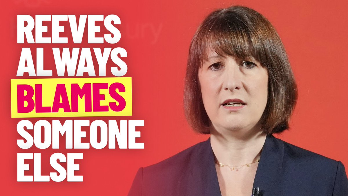 Rachel Reeves should stop blaming Brexit for her own economic incompetence. It is Labour’s decisions that are destroying Britain’s economy. Taxes at a record levels. A mad approach to net zero. Botched welfare reforms. We are all paying the price for her failure.