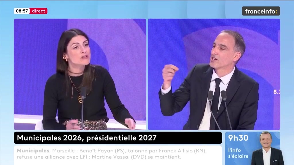 🔴 Présidentielle 2027 : un duel RN-LFI ? ➡️ "Il y a une majorité de Françaises et de Français qui refusent cette hypothèse. [...] Il n'y a pas un duel LFI-RN. Je refuse ce jeu. Nous serons la digue face au RN", dit Raphaël Glucksmann