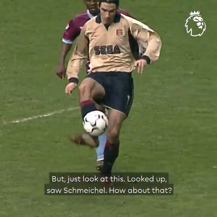 On this day in 2002: Robert Pires scored THAT chip as Arsenal held on for all three points with a 2-1 win away at Aston Villa. ๐๐ซ๐ท ๐ก Edu (15โ) ๐ก Pires (60โ) ๐ฃ Dublin (69โ)