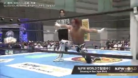 .石森太二 "Tijera → Dropkick → 916" From the profile URL #NJPW #njpwworld #njcup