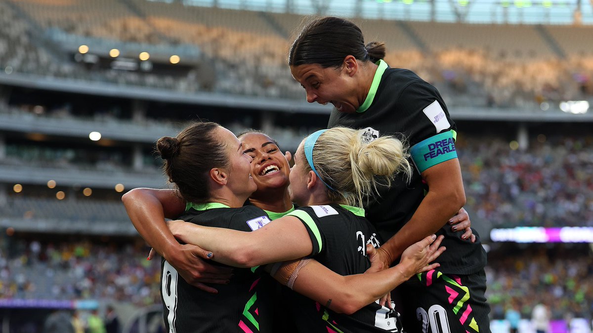 Foord scores her first goal of the #WAC2026 and her 4️⃣0️⃣th for Australia. ⚽️ 🎥: 10 Football #Matildas #HowWeWaltz #TilitsDone #AFCWomensAsianCup