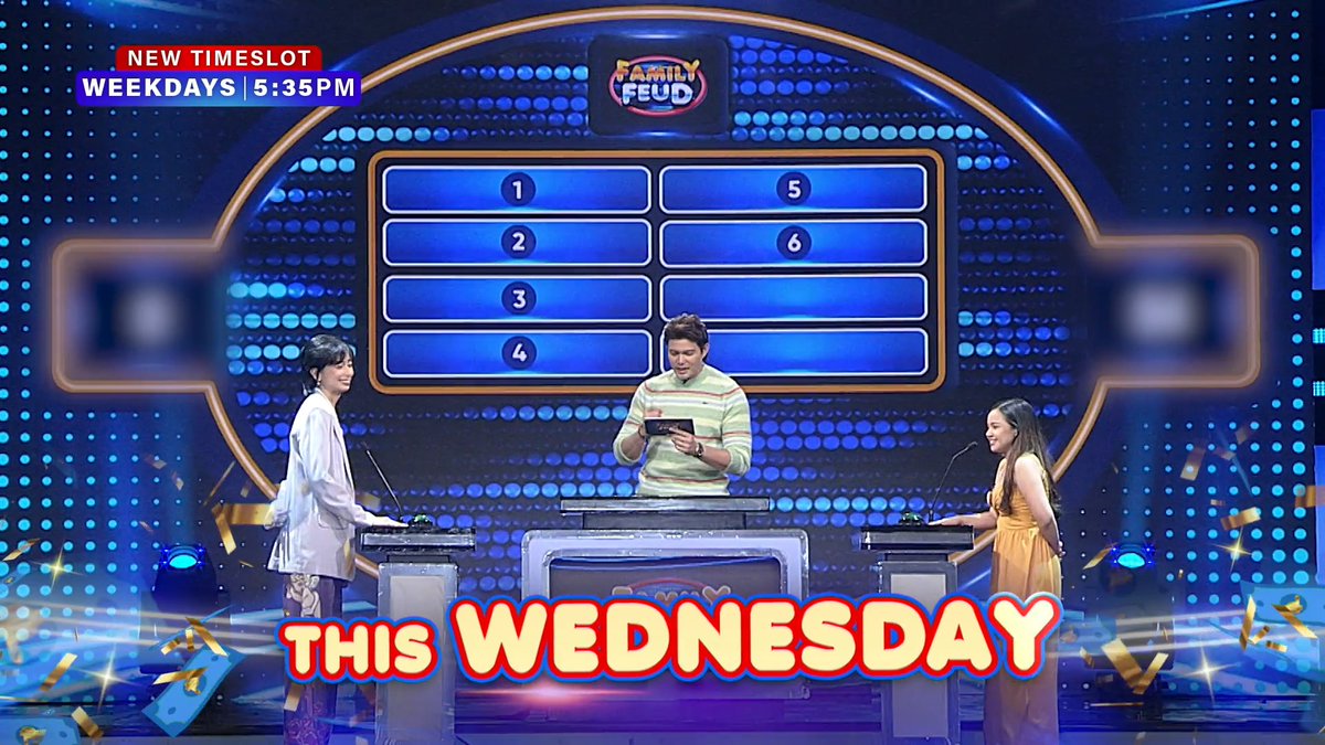 #FamilyFeudPH #Teaser: Sobrang siksik sa kilig! Abangan sila bukas sa Family Feud, 5:35 PM! Bumisita sa at panoorin ang Kapuso Stream, weekdays, 5:35 PM sa Family Feud PH’s Facebook at YouTube.