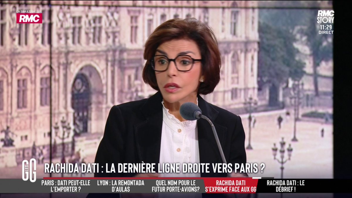 🔴 Municipales à Paris 🗣️ Rachida Dati donne des précisions sur ses affaires judiciaires : "Je trouve que cela ne concerne pas la vie publique. Je suis très sereine. Ce qui est énervant, c’est la société du soupçon." #GGRMC