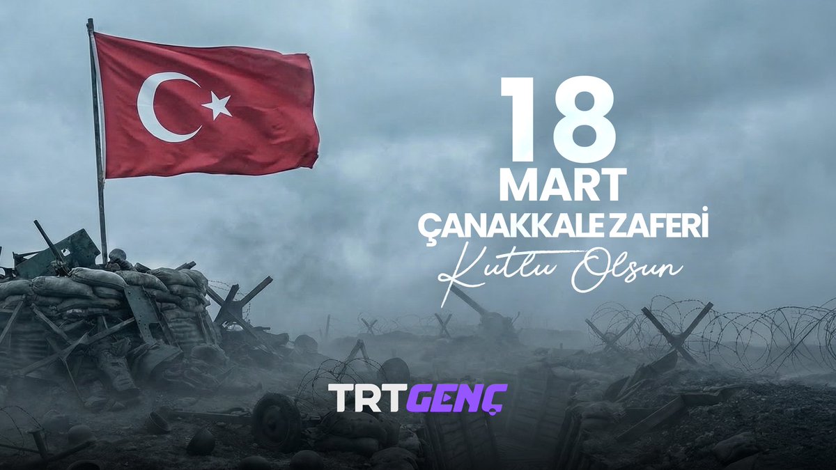 Bir milletin kaderi Çanakkale’de yazıldı. İnanç, cesaret ve fedakârlıkla… 18 Mart Çanakkale Zaferi kutlu olsun. Başta Mustafa Kemal Atatürk olmak üzere tüm kahraman şehit ve gazilerimizi saygı ve minnetle anıyoruz.🇹🇷