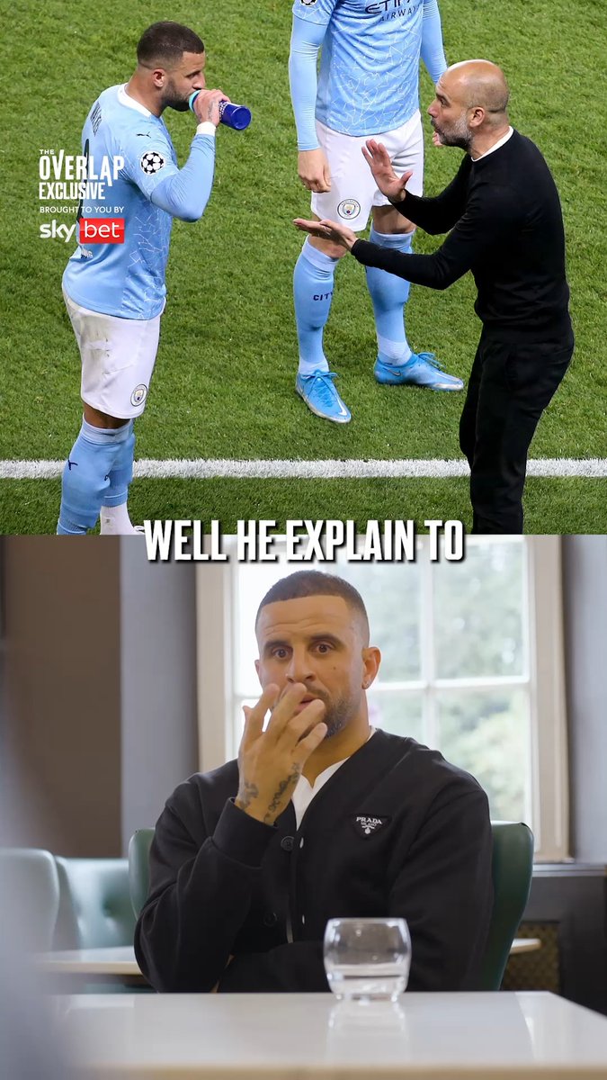 Pep turned to Kyle Walker before the Champions League final… 🏆 “My dream is in your hands now.” 👀