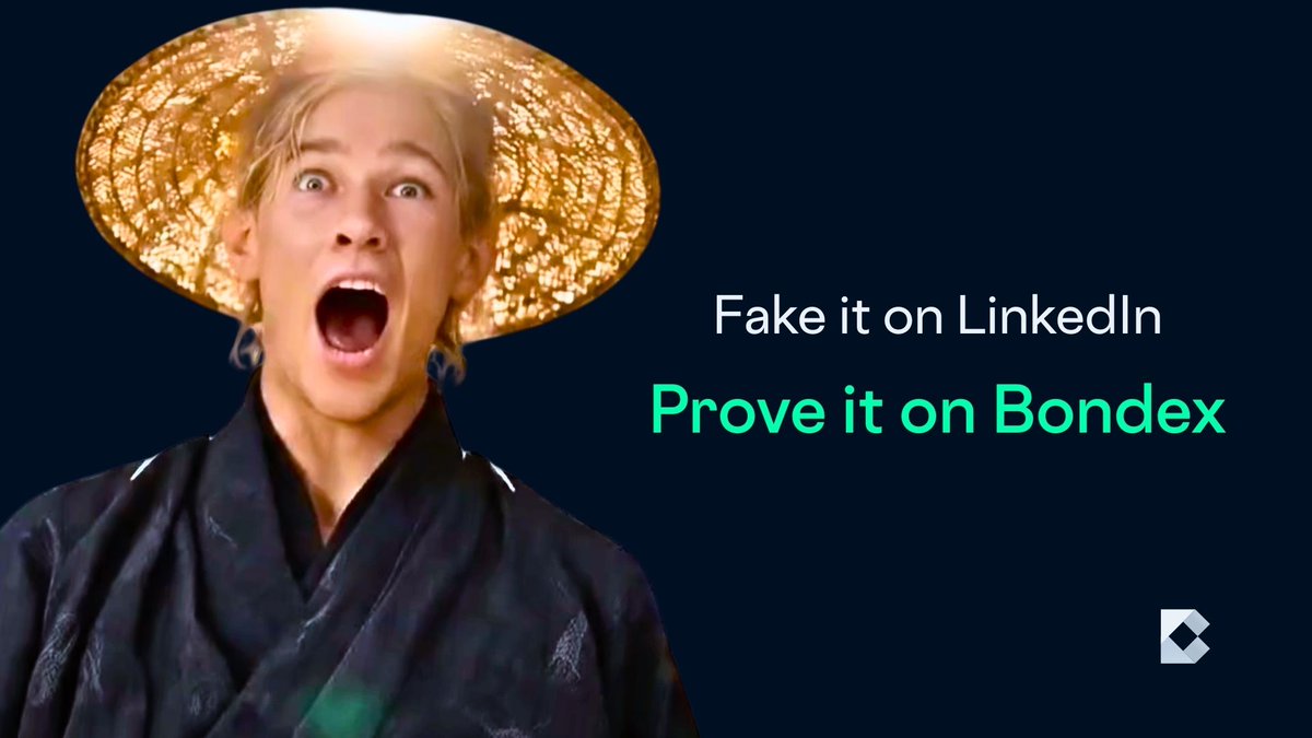 Fake it on LinkedIn. Prove it on Bondex. Workplace verification is LIVE across the platform.
