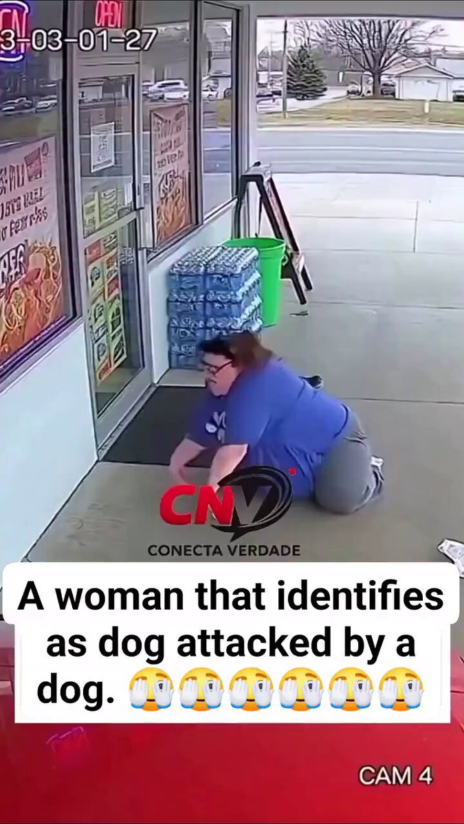 🚨🤡🌏 Meanwhile in Clown World Woman who identifies as a dog - is attacked by a real life dog. Yep, this is where we’re at.
