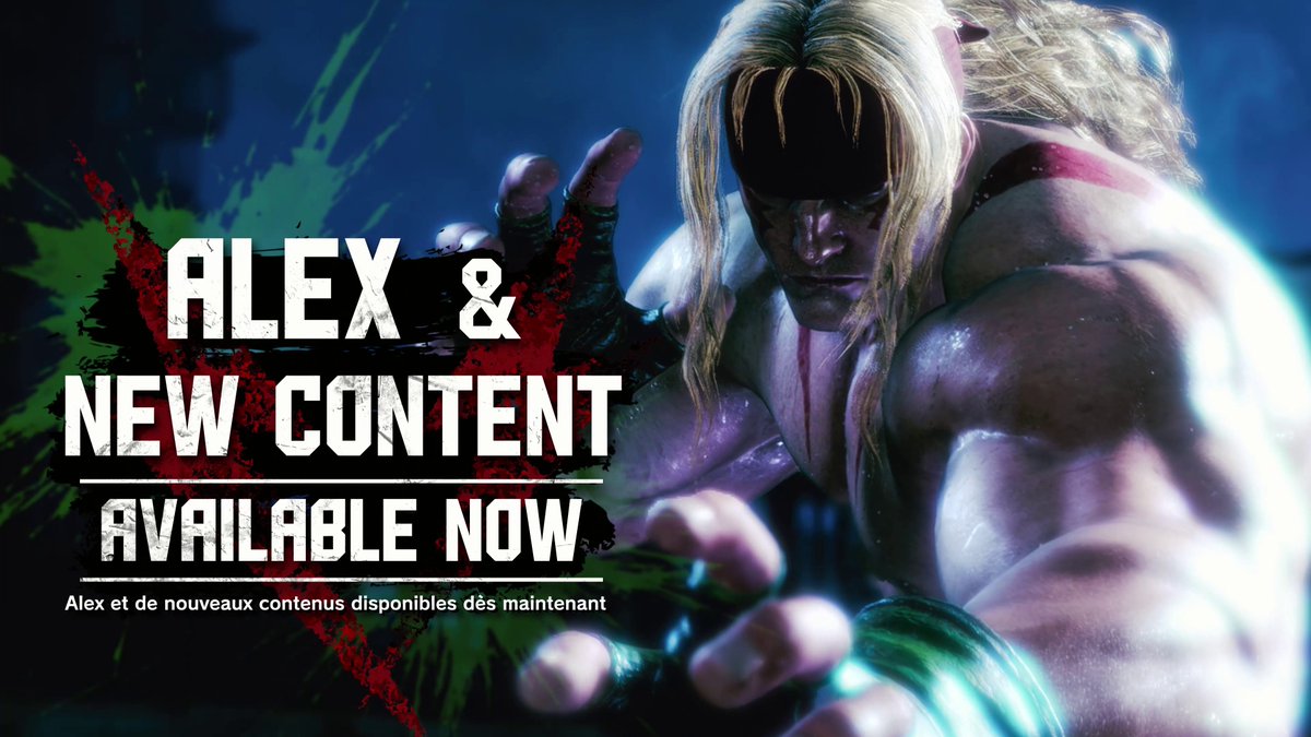 Alex, le troisième perso additionnel de la Year 3 de Street Fighter 6, est disponible en même temps qu'une mise à jour de contenu 💥 🤼♂️ Jouez Alex et rencontrez-le dans le World Tour ☀️ Profitez du soleil avec les costumes 4 de Dee Jay et d’Elena 🏋️ Trouvez une nouvelle force grâce à un patch de rééquilibrage des combats