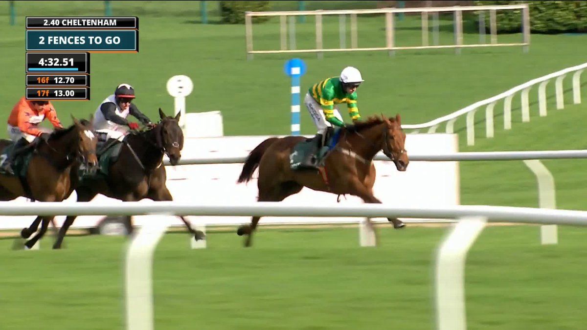 Reckon Dinoblue could go for the hattrick of mares chases next season then? Not many good mares coming out over fences is there 🤔