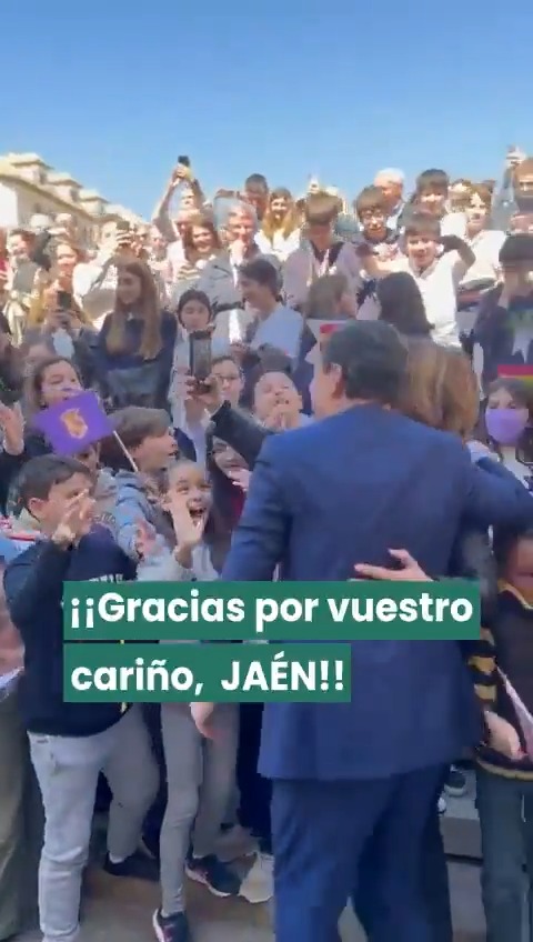 ¡Gracias de corazón, Jaén! Vuestro cariño ilusiona y recarga pilas. Conmemoramos, junto a los Reyes y con mucho orgullo, los 1.200 años de la capitalidad de Jaén. ☺️💚