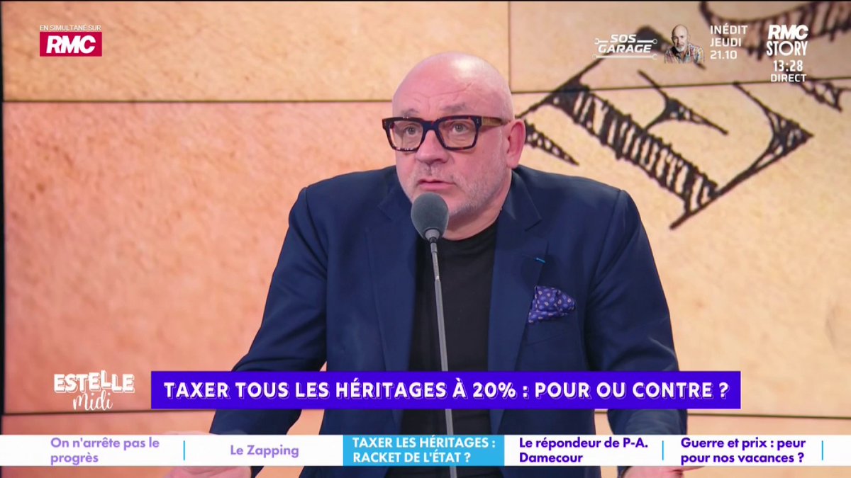 💶 Taxer tous les héritages à 20% 🎙️ frédéric hermel🇫🇷 : "C'est de l'argent sur lequel on a déjà payé des impôts ! C'est dégueulasse pour les gens modestes... Des gens qui ont économisé 60 000€ pour leurs enfants, on va leur prendre de l'argent là-dessus ! #EstelleMidi