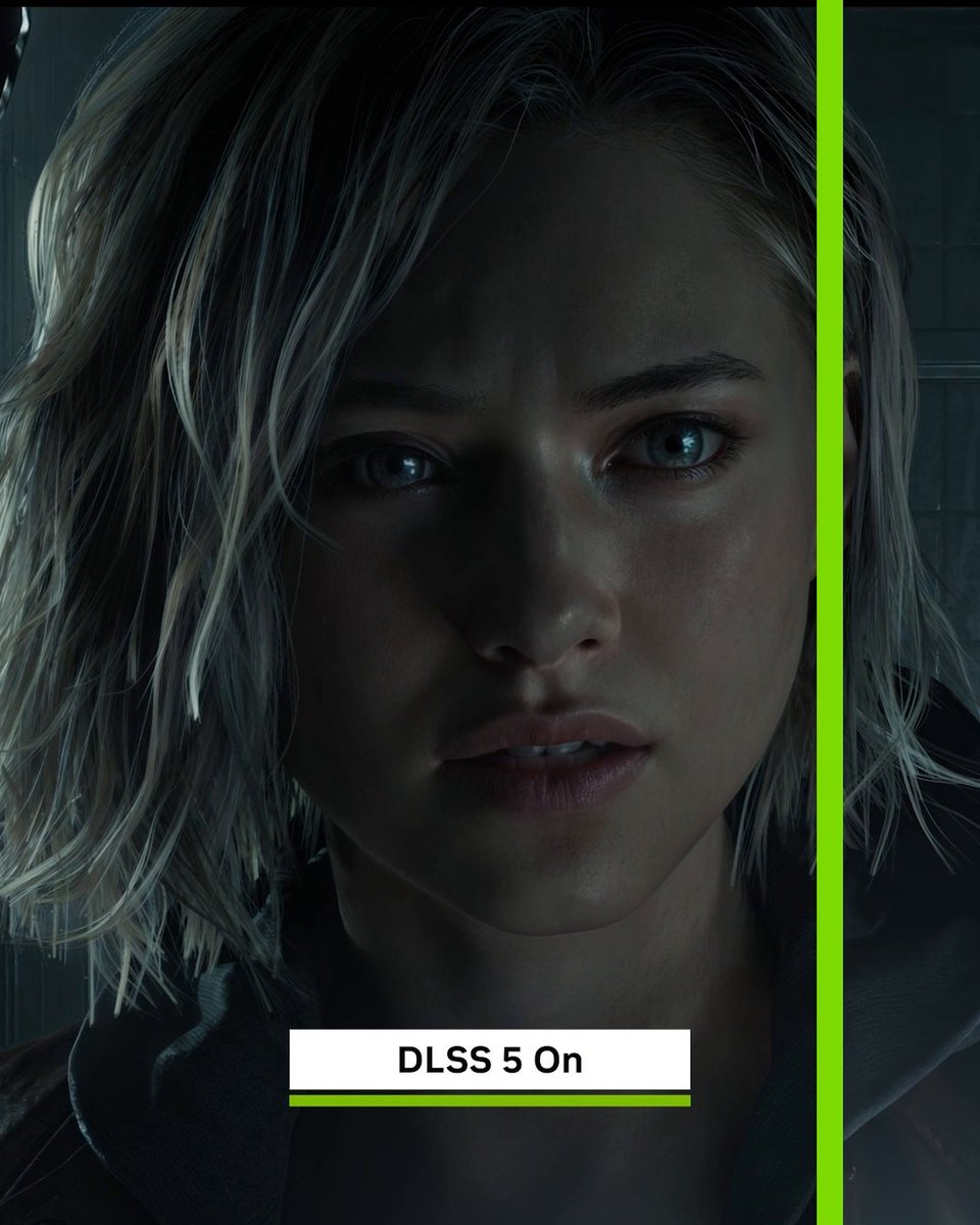 🔦 NVIDIA DLSS 5 Spotlight 🔦 NVIDIA DLSS 5 is coming to Resident Evil Requiem. DLSS 5 infuses pixels with photorealistic lighting and materials to bridge the gap between rendering and reality in Raccoon City.