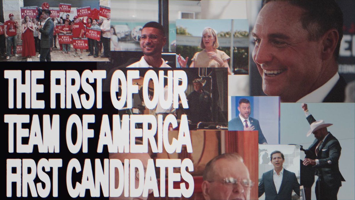 🚨🚨This is the MAGA MAJORITY🚨🚨 The 1st of our team of America First Patriots running to Grow the Republican House Majority and Win Big this November! Backed by President Donald J. Trump & Speaker Mike Johnson