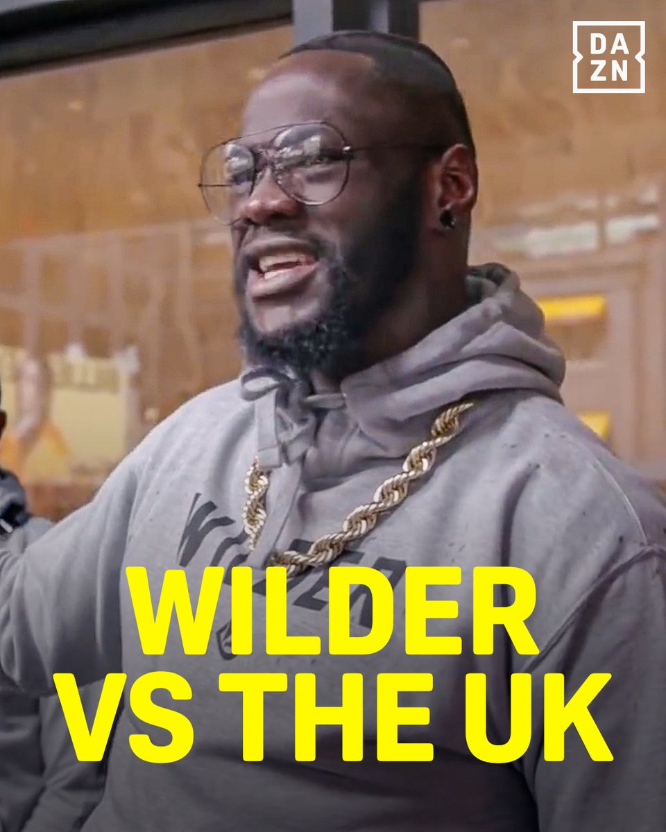 The Deontay Wilder British accent 😭 🎟️ Buy CHISORA vs WILDER HERE --> #ChisoraWilder | April 4 | Live Exclusively on DAZN