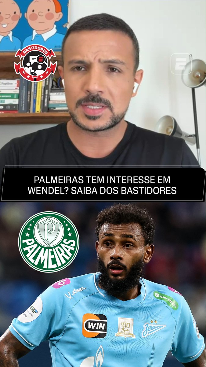 WENDEL NO VERDÃO? 👀 No Fala a Fonte, Bruno Andrade trouxe os bastidores do interesse do Palmeiras em Wendel, atualmente no Zenit. Seria uma boa contratação, fã de esportes? 🤔 Saiba TUDO do mercado da bola no Fala a Fonte! De segunda a sexta, às 09h, AO VIVO no YouTube da ESPN Brasil! #FalaFonte #FutebolNaESPN #Palmeiras #Wendel #Zenit