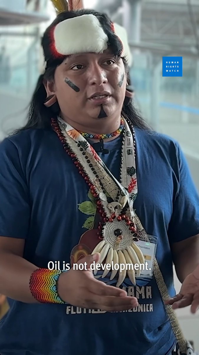 “The future of Yasuní is not oil. The future is conservation and protection.” Ecuador is failing to comply with key provisions of an Inter-American Court of Human Rights ruling, putting oil production above the rights of Indigenous communities. New from HRW:
