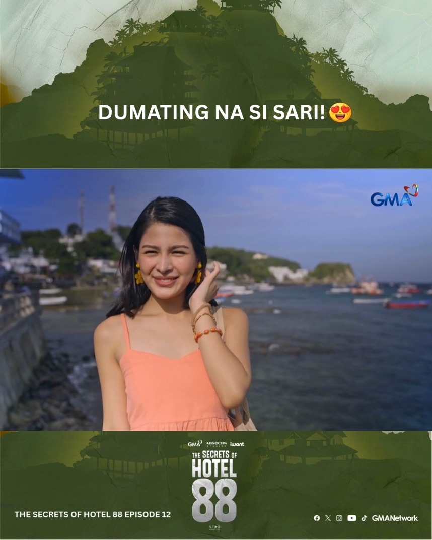 #TheSecretsOfHotel88 #Highlights: Sari is finally here y'all! 🥰 #TSOH88BarArea | Watch #TheSecretsOfHotel88 every 9:35 PM from Monday to Friday on GMA Prime!
