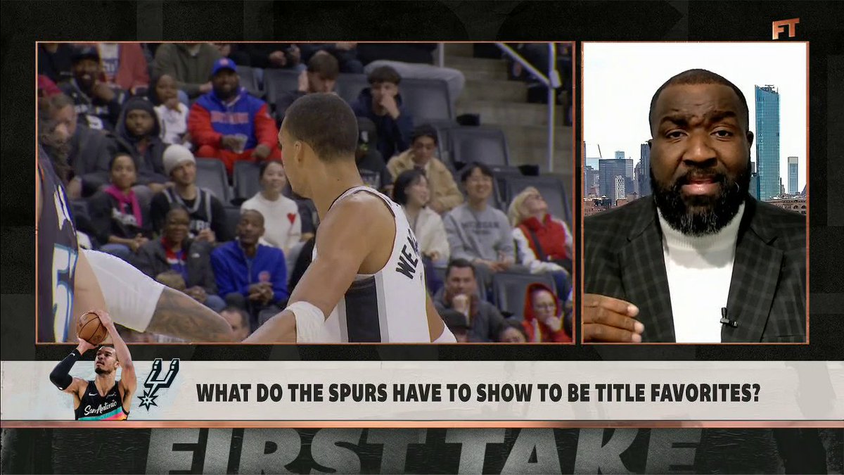 "The San Antonio Spurs are going to win the NBA Championship." Kendrick Perkins doubles down on the Spurs knocking the Thunder out of the playoffs 😯