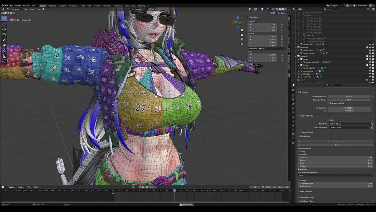 I'm glad that I was able to get my chest rigging to work with my clothing Really shows how the clothing "carries" everything