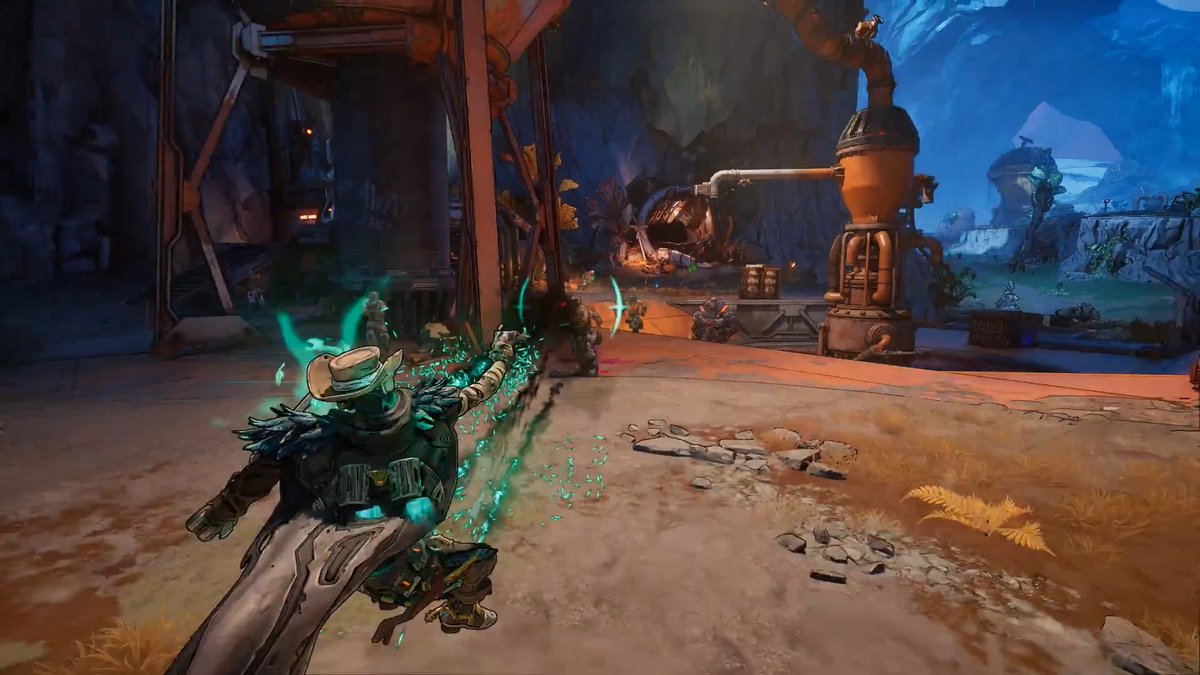 C4SH's "Cross-Fire" Action Skill unleashes a death-blowing bulletstorm from his dual revolvers. 🎯