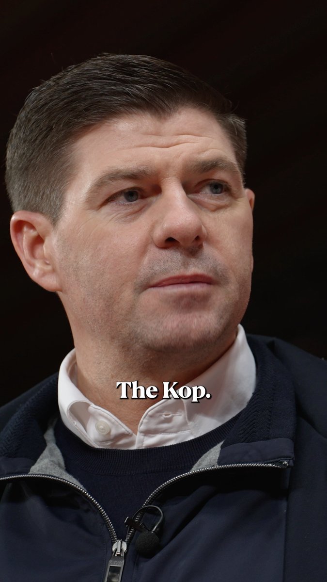 “I’d love to come back here and watch games as a fan” 🫶 Steven Gerrard shares how much he loves the Kop End at Anfield ❤️🏟️