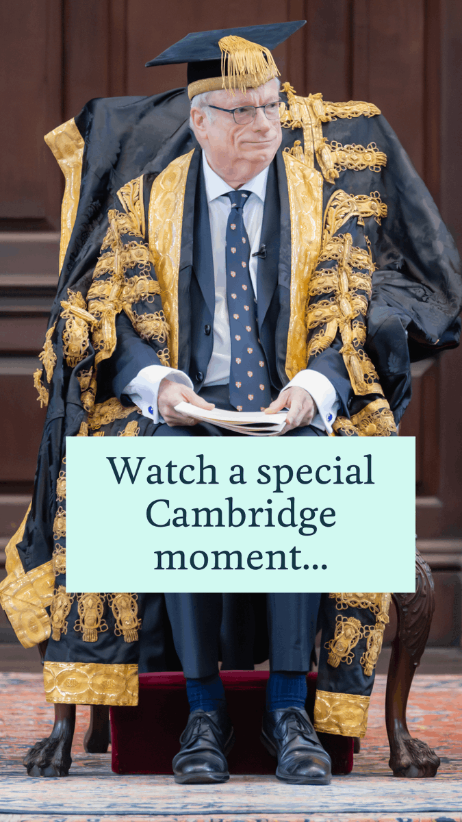 Watch a special Cambridge moment... 🎺 🎓 💐 Chris Smith, Lord Smith of Finsbury, was formally installed as the 109th Chancellor of the University of Cambridge yesterday, following his election in July 2025. Watch the full ceremony on YouTube 👉 #Cambridge #CambridgeUniversity