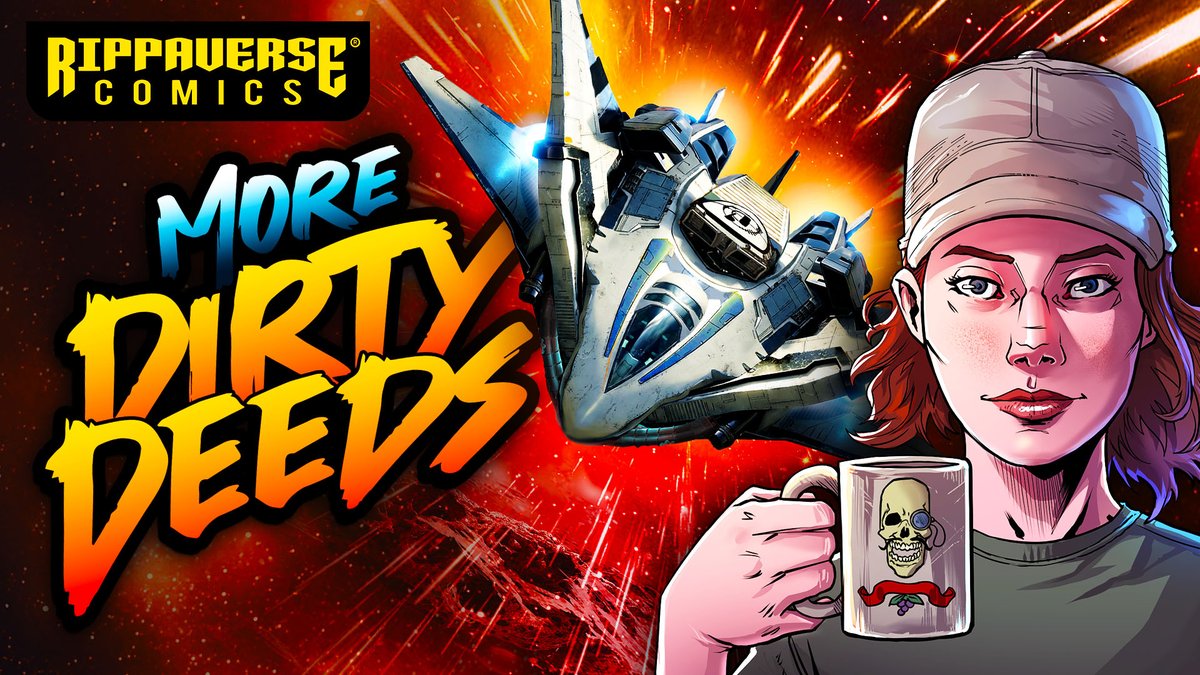 Rippaverse’s first novel, Dirty Deeds: Jailbreak! By the amazing Carrow Brown | Dirty Deeds Jail Break on pre-order.