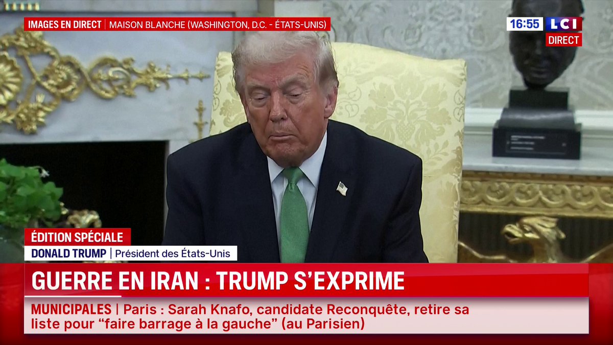 Hier, Trump appelait à l’aide mais aujourd’hui il n’en a plus besoin Tant mieux, parce qu’on n’a vraiment pas envie de l’aider