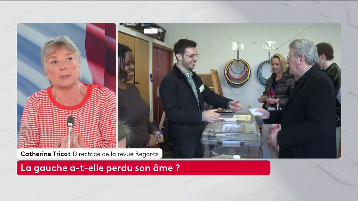 🔴 🗣️ "Les propos de Jean-Luc Mélenchon ne disqualifient pas son parti ?", demande notre journaliste Gilles Bornstein. "Non, ils disqualifient Jean-Luc Mélenchon", lui répond Catherine Tricot, directrice de la revue Regards. #CestTouteLaQuestion #Canal16
