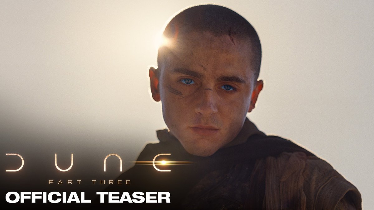 Witness the epic conclusion. DUNE: PART THREE, in AMC Theatres 12/18 #DuneMovie