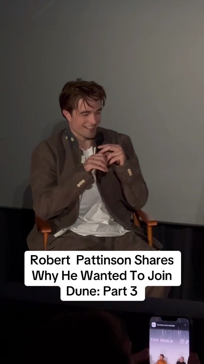 Robert Pattinson reveals he discussed joining #DunePartThree with Zendaya while filming #TheDrama.