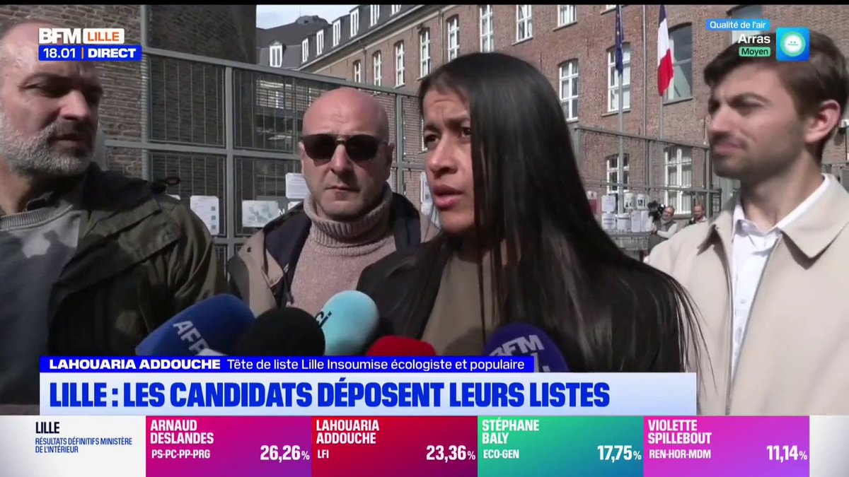 Municipales à Lille : Lahouaria Addouche (LFI) réagit à la fusion entre les écologistes et les socialistes. "Les électeurs se sentent trahis".