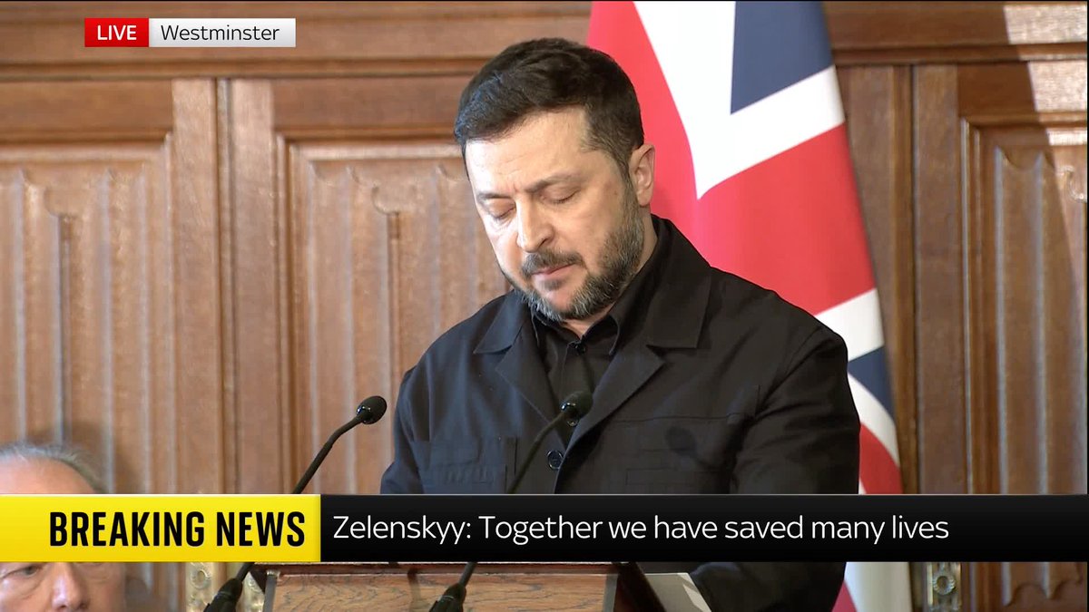 'If evil wins, the evolution of war will cross any distance of war on earth'. Volodymyr Zelenskyy tells parliamentarians that the world must keep up with the evolution of war - with drones and AI being the new frontiers of battle. 🔗