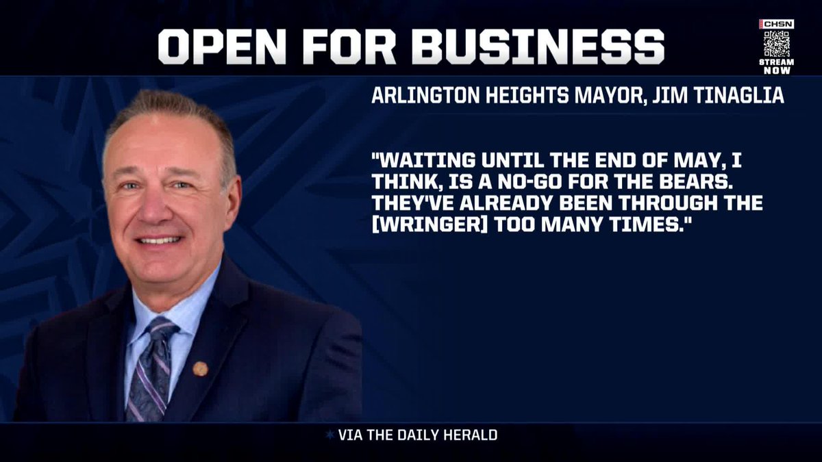 The Bears could look to Northwest Indiana for a new stadium if no deal is reached in Arlington Heights by the end of March, according to Mayor Jim Tinaglia. David Haugh breaks down what it all means:
