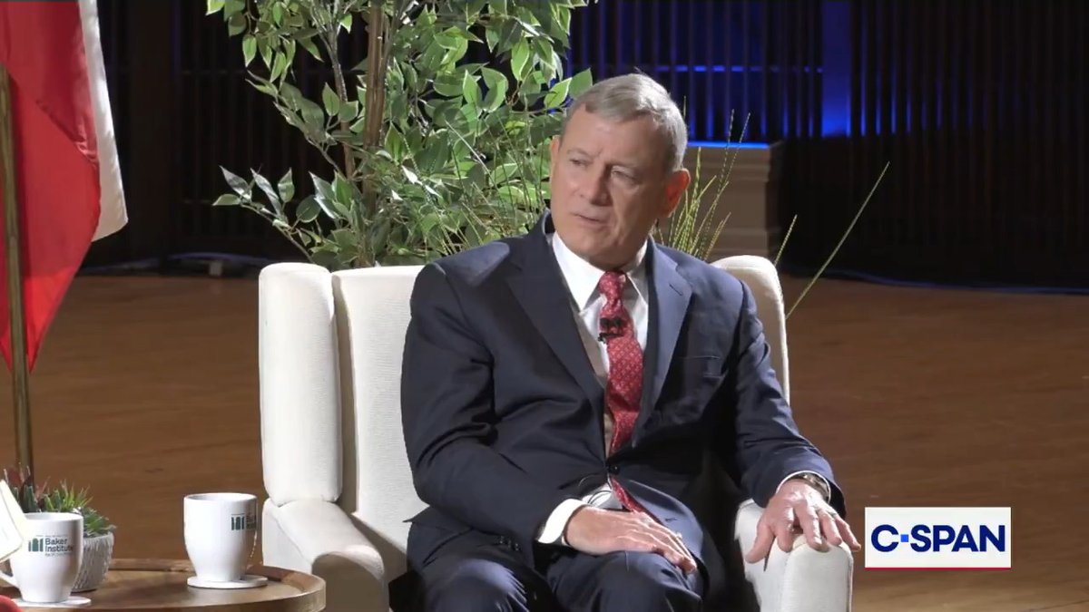 Chief Justice Roberts on the biggest misconceptions about the Supreme Court, saying the Court does not overrule precedent as much as some people think and expresses disagreement with those who think justices reflect the politics of the presidents who appoint them.
