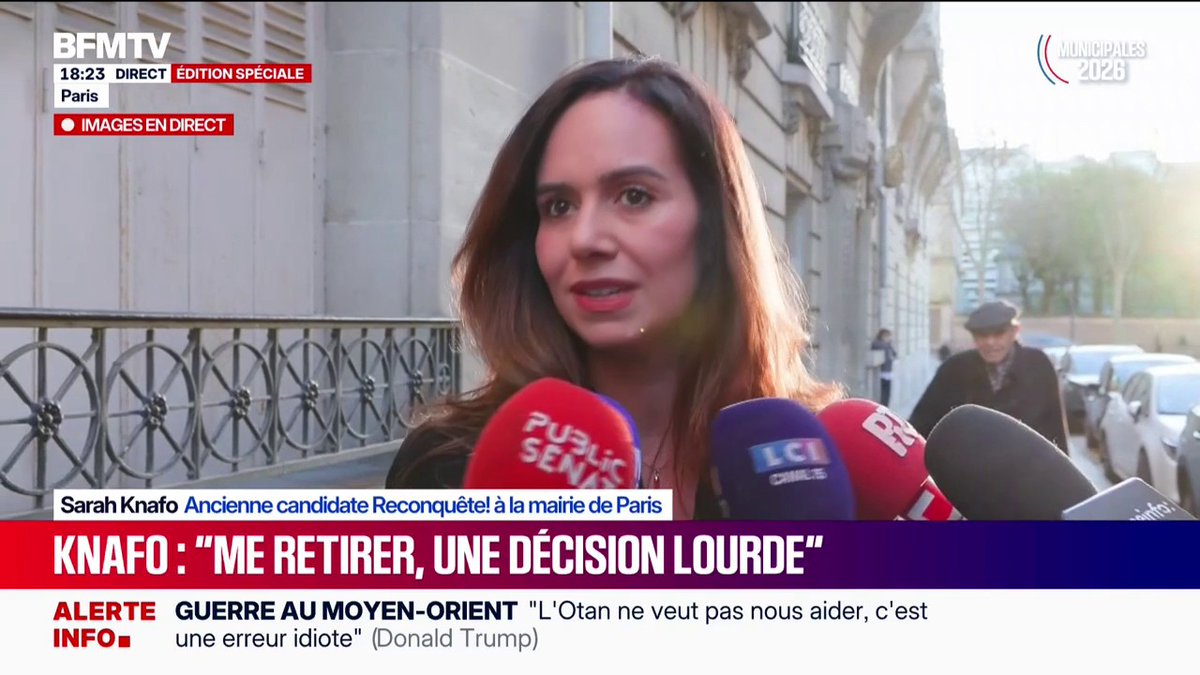 Municipales à Paris: "Nous avons fait la plus belle campagne municipale à l'échelle de la France", estime Sarah Knafo