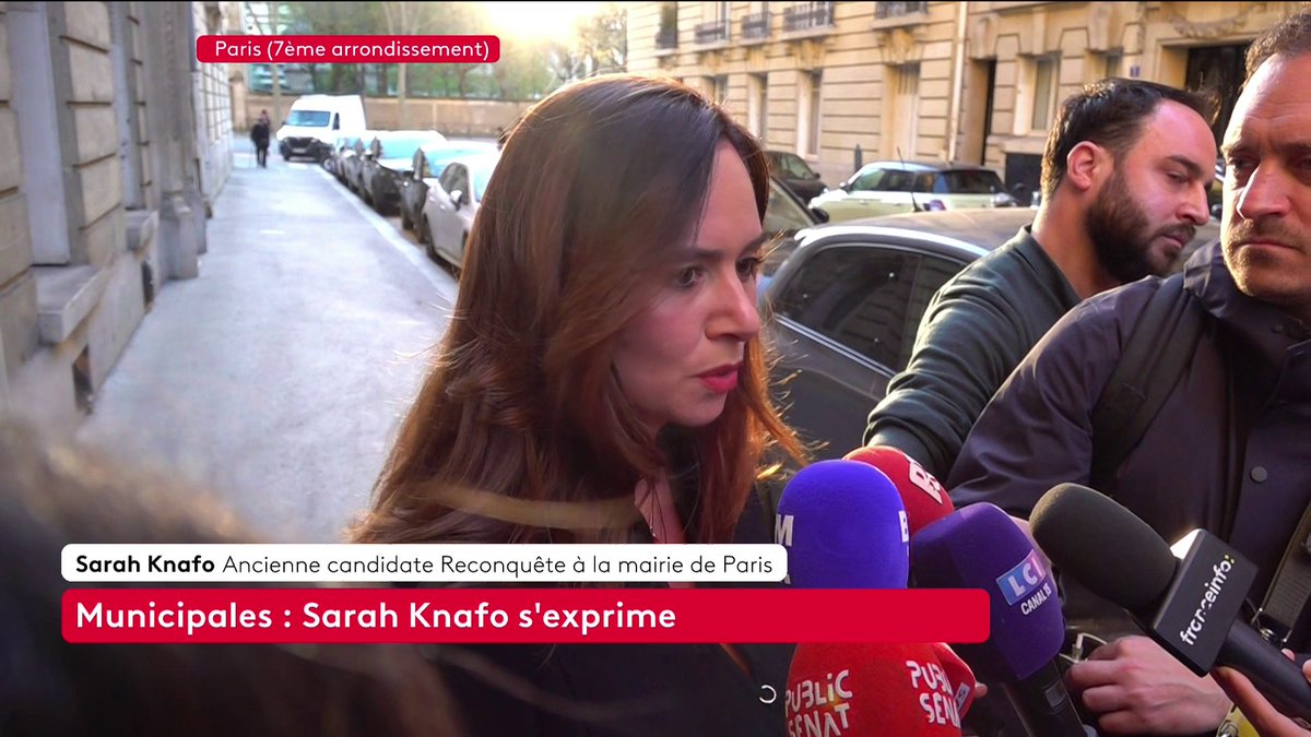 🔴 DIRECT - "Je considère que j'ai une responsabilité aujourd'hui : les 85.000 voix que je représente peuvent battre la gauche" : Sarah Knafo explique son retrait du second tour des municipales à Paris, évoquant une "décision douloureuse". #Canal16